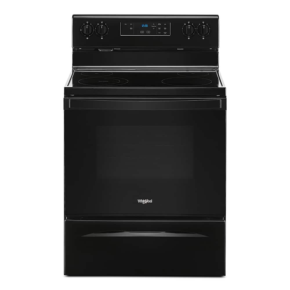 Whirlpool - 5.3 Cu. Ft. Freestanding Electric Range with Keep Warm Setting - Black product image