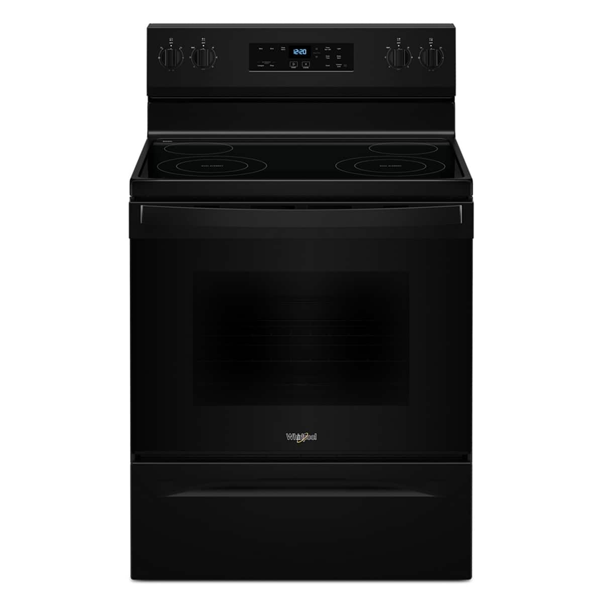 Whirlpool - 5.3 Cu. Ft. Freestanding Electric Range with No Preheat Mode - Black product image