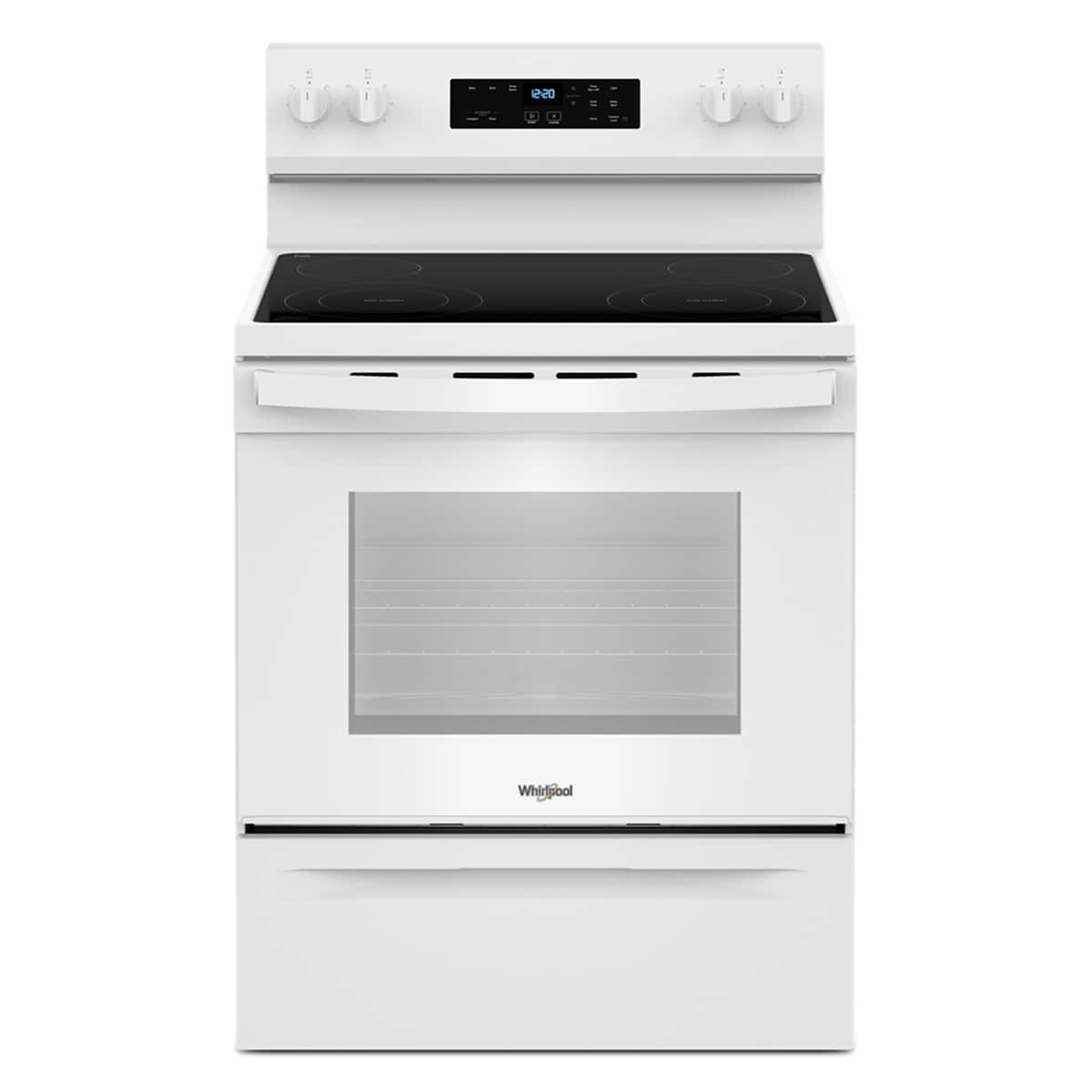 Whirlpool - 5.3 Cu. Ft. Freestanding Electric Range with No Preheat Mode - White product image