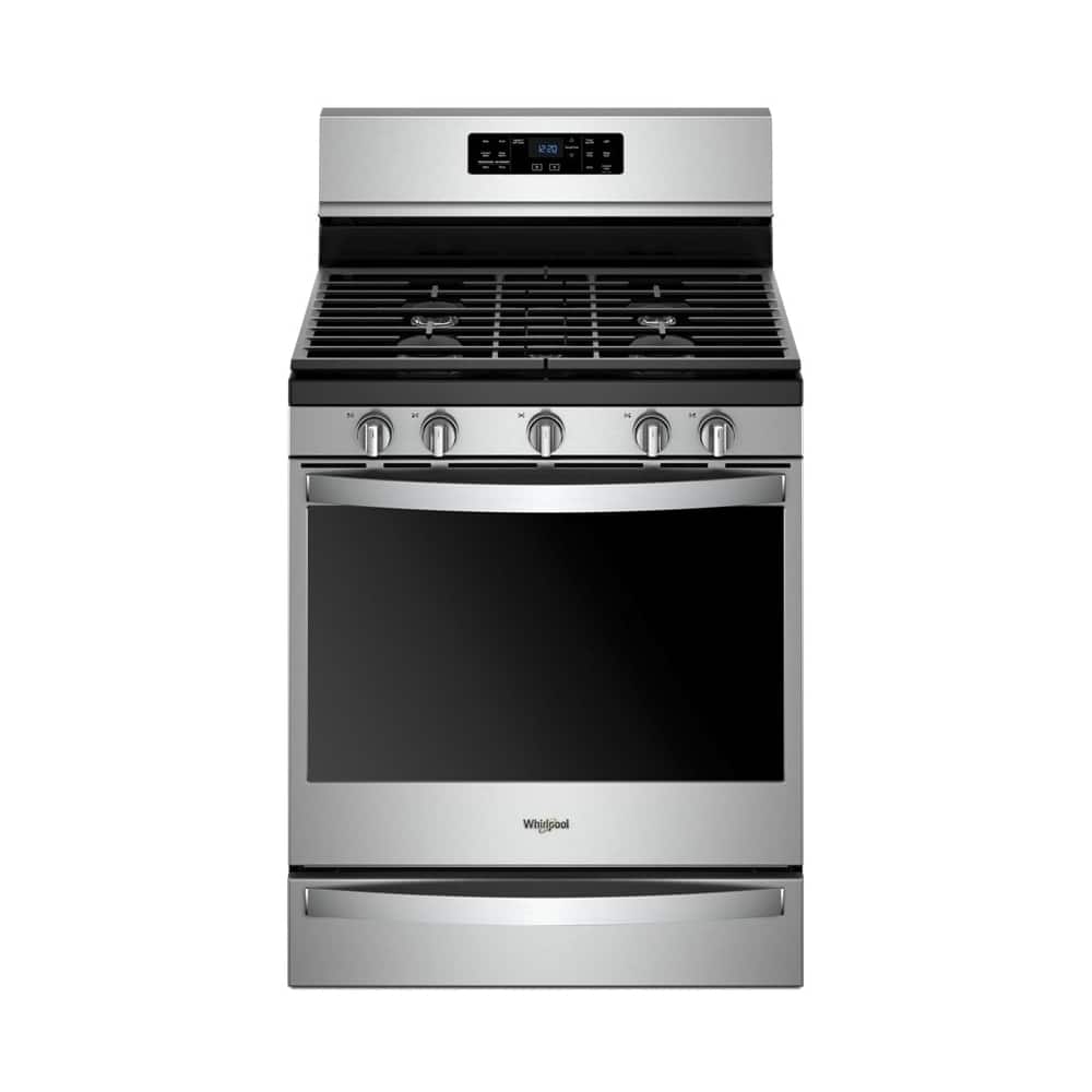 Whirlpool - 5.8 Cu. Ft. Freestanding Gas Convection Range with Self-Cleaning - Stainless Steel product image