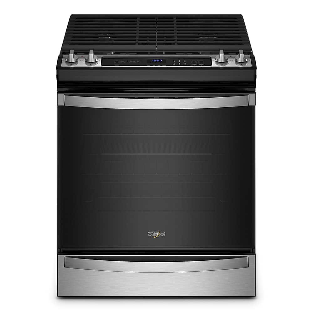 Whirlpool - 5.8 Cu. Ft. Freestanding Gas True Convection Range with Air Fry for Frozen Foods - Stainless Steel product image