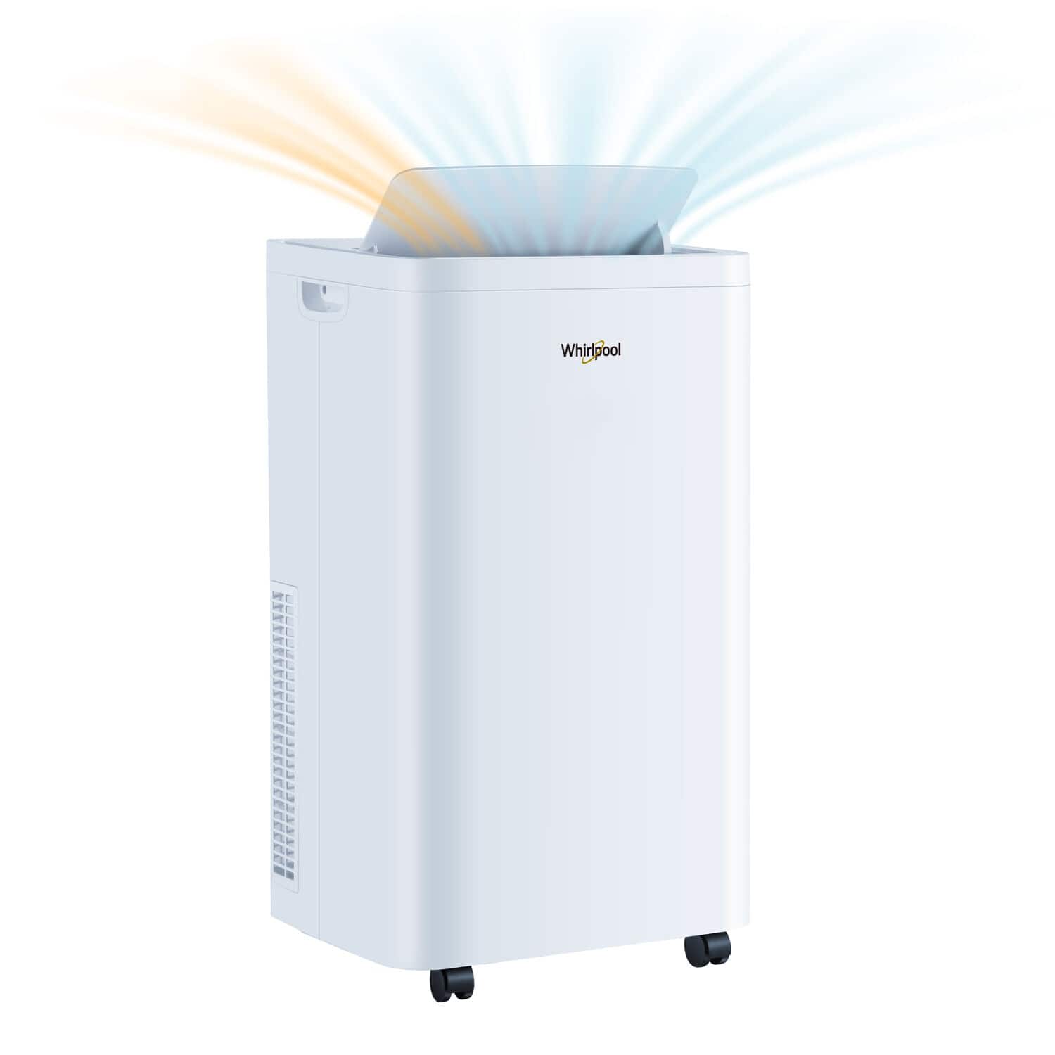 Whirlpool - 700 Sq. Ft 14,000 BTU ASHRAE (10,000 BTU SACC) Portable Air Conditioner with 10,000 BTU Supplemental Heat Functi…