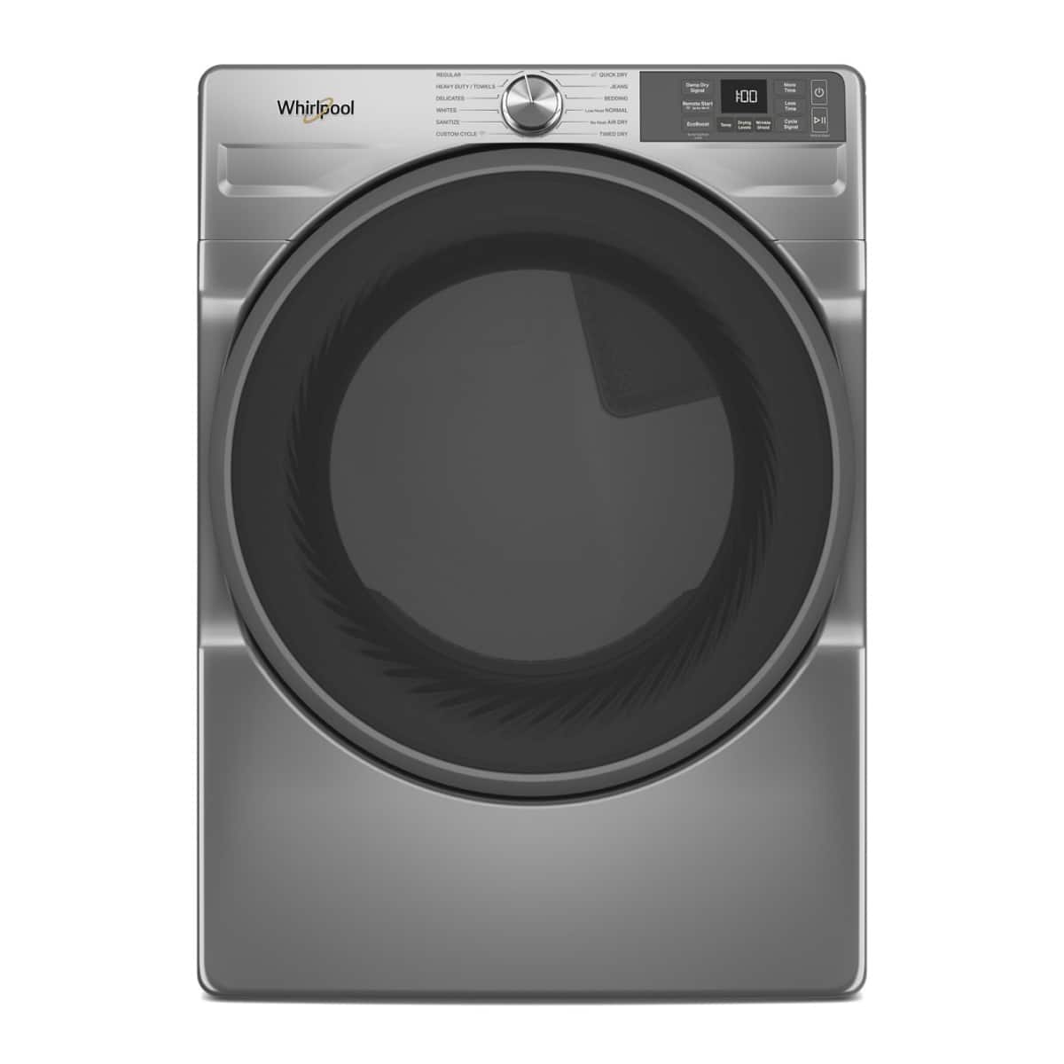 Whirlpool - 7.4 cu. ft. Smart Front Load ENERGY STAR Gas Dryer with Wrinkle Shield Option - Radiant Silver product image