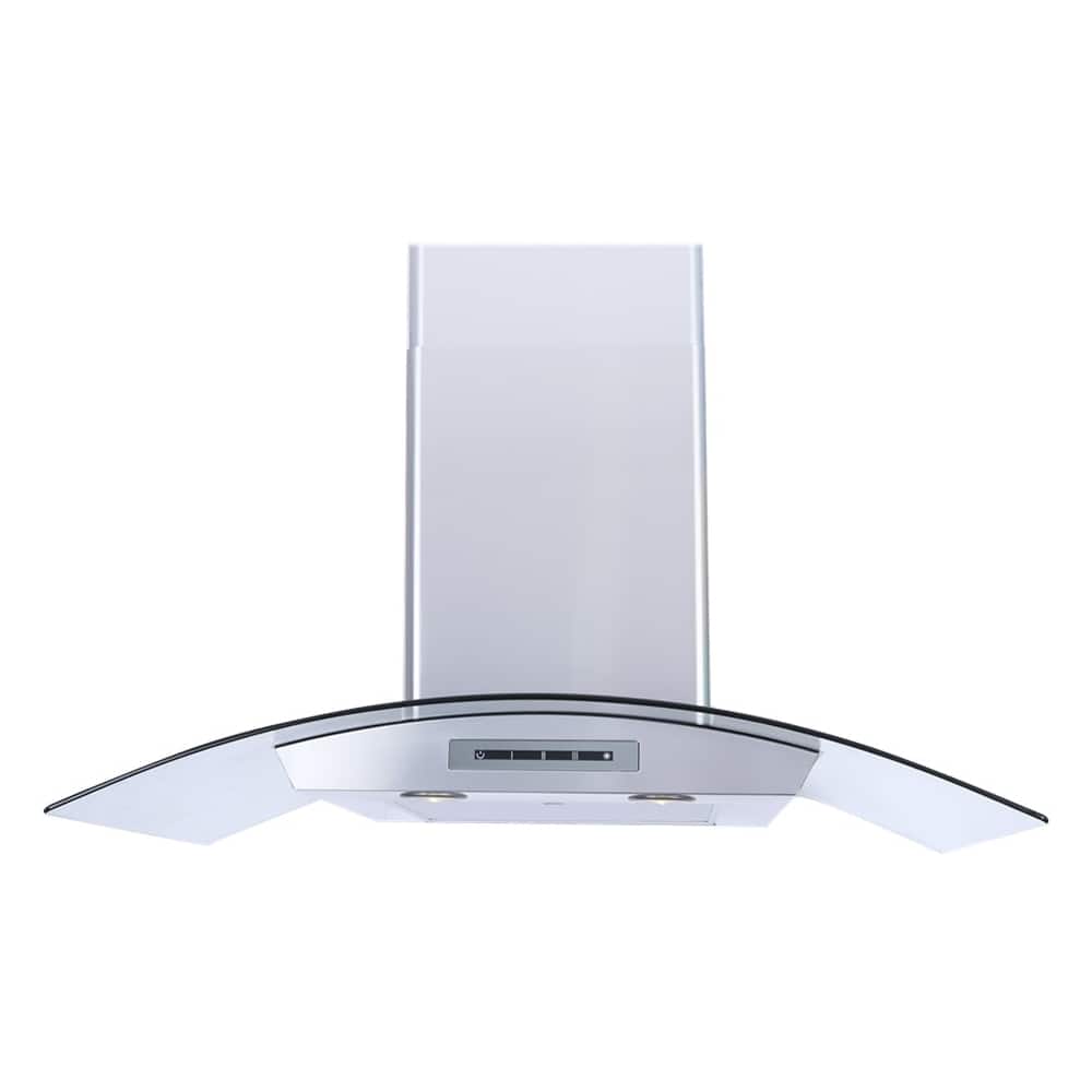 Windster Hoods - 36 inches - Convertible - Wall Range Hood - Stainless Steel/Glass product image