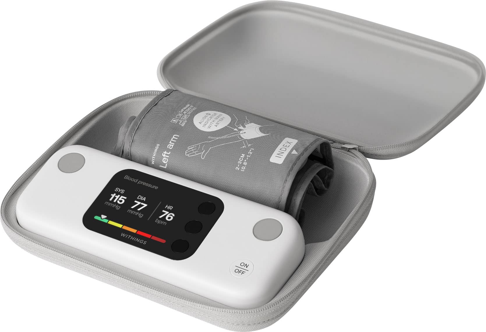 Withings - BPM Vision - Smart Arm Blood Pressure Monitor - Gray product image