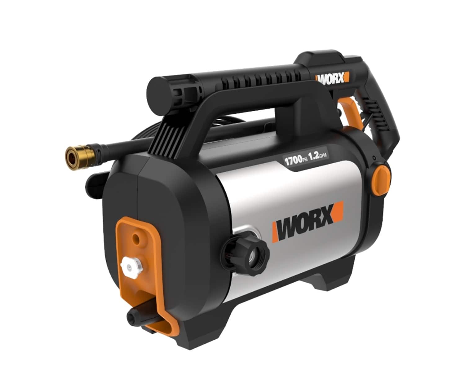 WORX - Electric Pressure Washer up to 1700 PSI at 1.2 GPM - Black product image