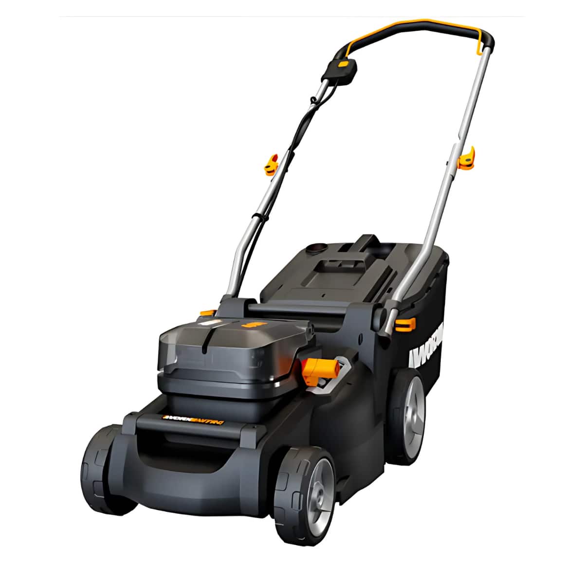 WORX - Nitro WG737 40V 16" Cordless Push Lawn Mower with Brushless Motor (Batteries & Charger Included) - Black product image