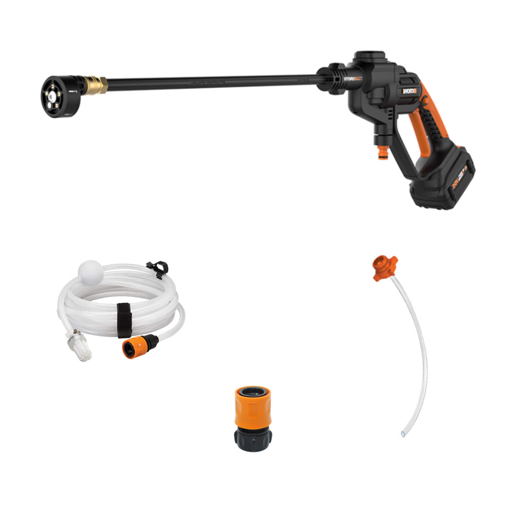 WORX - WG620 20V Power Share Cordless Hydroshot Portable Power Cleaner (4 Ah Battery and Charger Included) - Black product i…