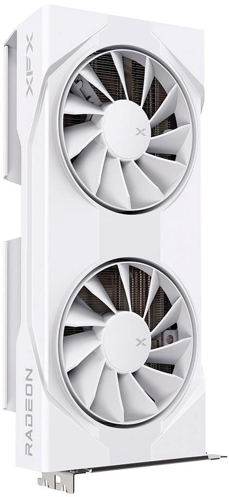 XFX - Swift AMD Radeon RX 9060XT OC Gaming Edition 8GB GDDR6 PCI Express 5.0 Gaming Graphics Card - White product image