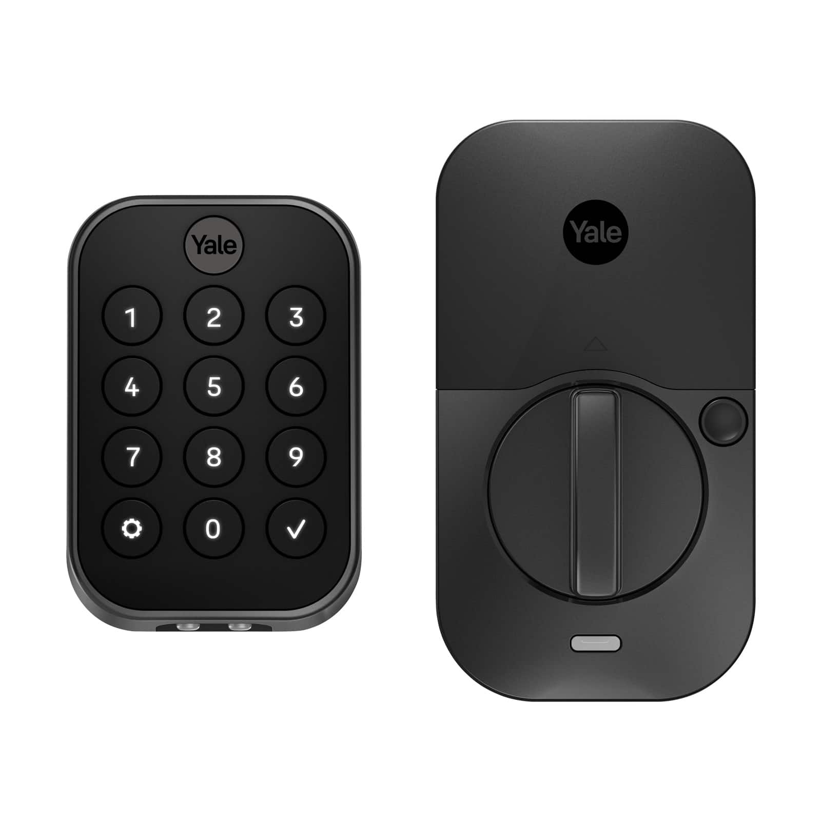 Yale - Assure Lock 2 - Smart Lock Keyless Bluetooth Deadbolt with Push Button Keypad Access - Black Suede product image