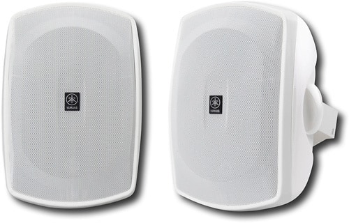 Yamaha - Natural Sound 6-1/2" 2-Way All-Weather Outdoor Speakers (Pair) - White product image