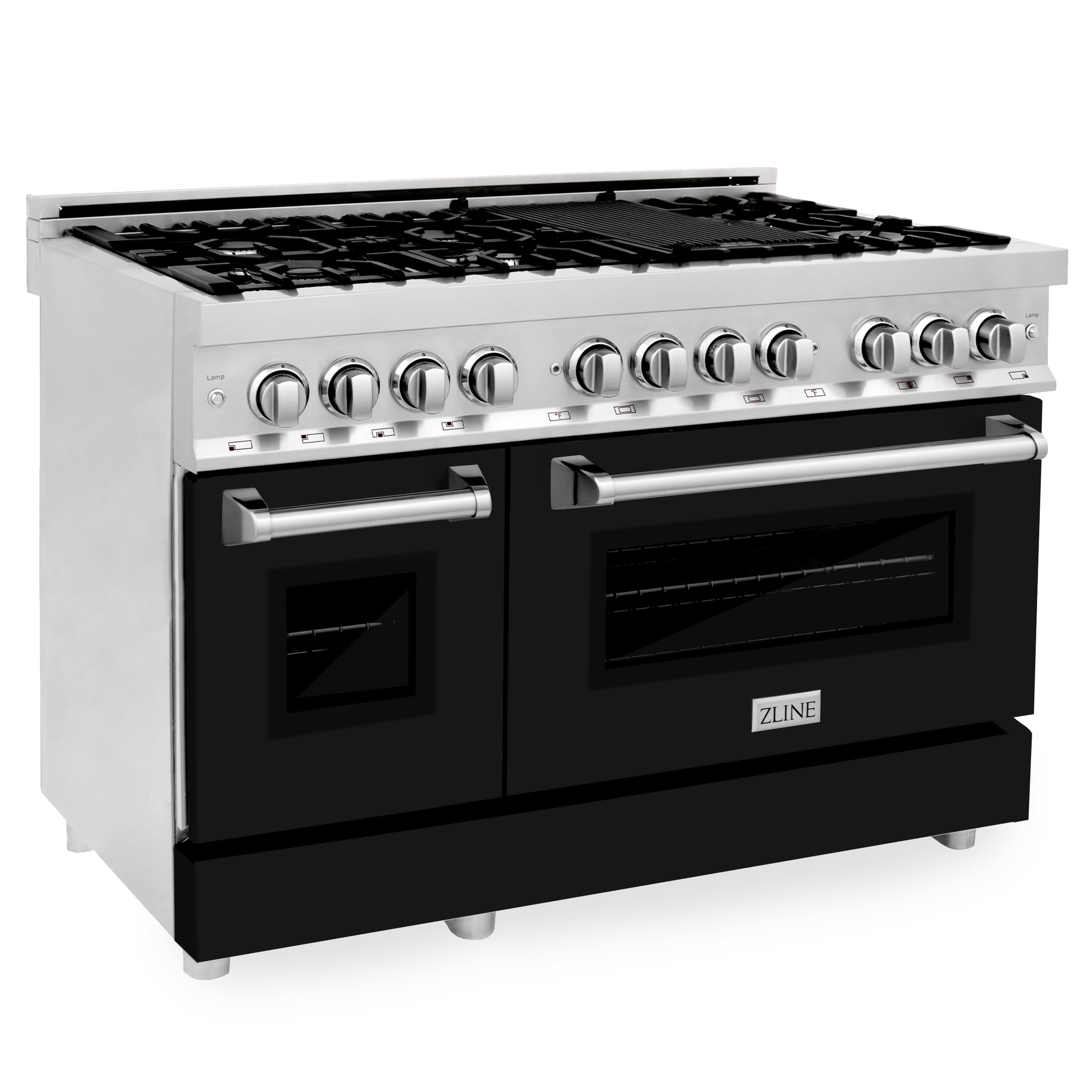 ZLINE - 48" Legacy Dual Fuel Range with 7 Burners and 2 Electric Ovens (RA-BLM-48) - White product image