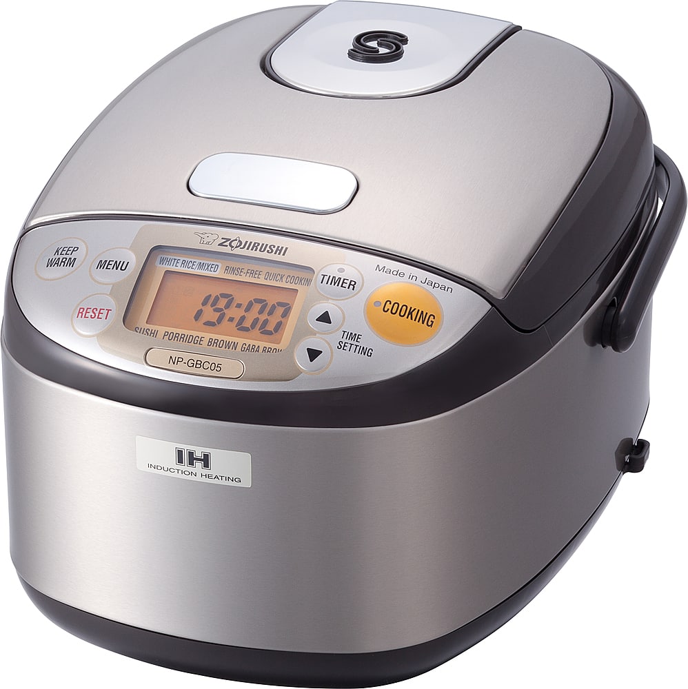 Zojirushi - 3 Cup Induction Heating Rice Cooker - Stainless Steel Brown product image